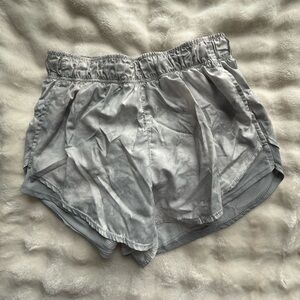Women's Gray Athletic Shorts with pockets